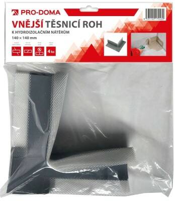 Roh vnější těsnicí blistr PRO-DOMA – 140 × 140 mm